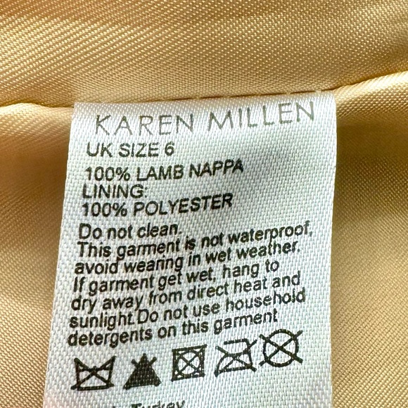 NWT KAREN MILLEN Leather Snaffle Trim Pocket Dress Size: 2 - Picture 7 of 8
